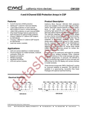 CM1220-04CP datasheet  